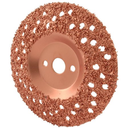 ALLSTAR 7 in. Dia. 16 Grit Rounded Grinding Disc; 0.87 in. Arbor Hole ALL44182